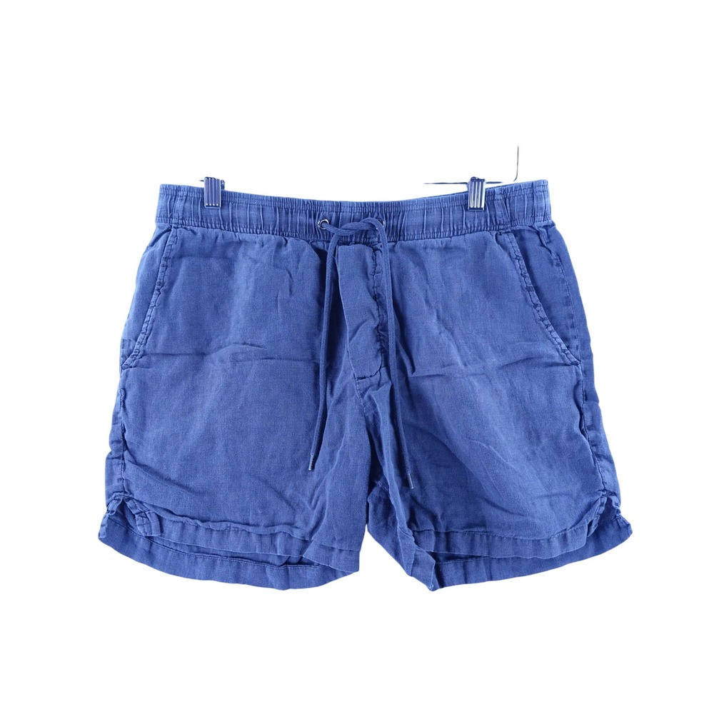 James Perse  Womens Size 32 Waist Los Angeles Gray Linen Drawstring Shorts